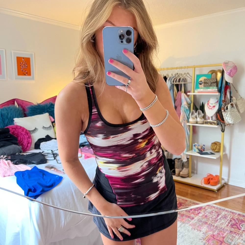 Multicolor Lululemon Razor Back with Mesh